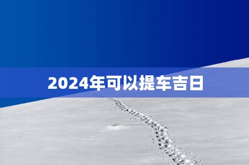 2025年可以提车吉日