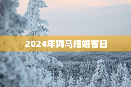 2025年狗马结婚吉日