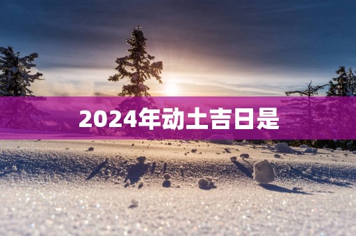 2025年动土吉日是