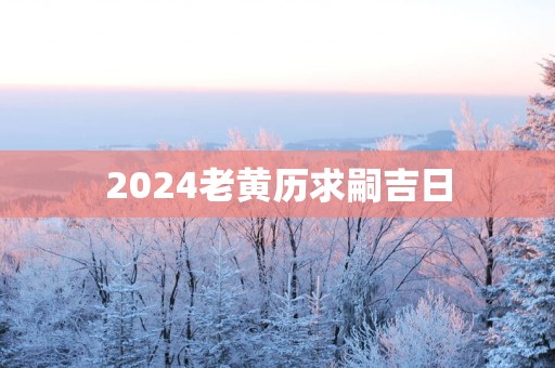 2025老黄历求嗣吉日