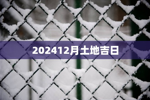 202512月土地吉日