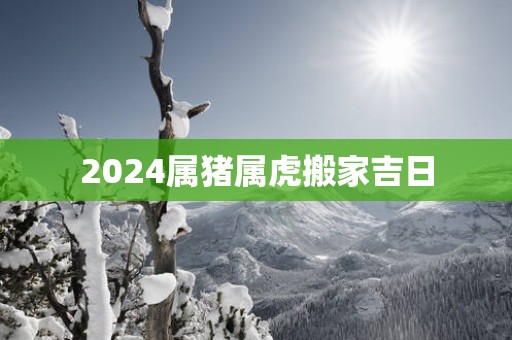 2025属猪属虎搬家吉日