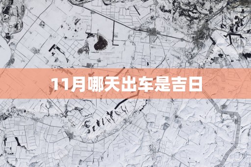 11月哪天出车是吉日