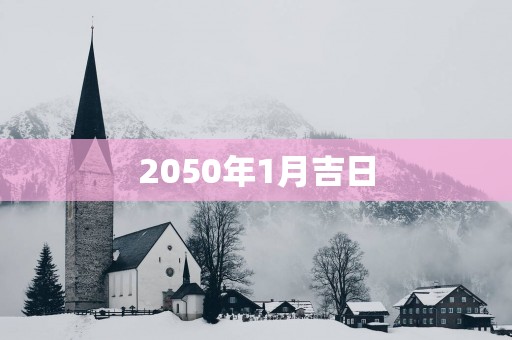 2050年1月吉日