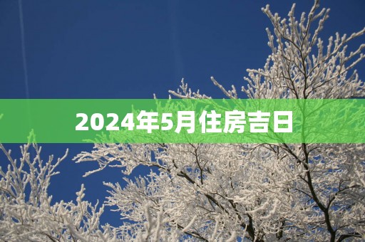 2025年5月住房吉日