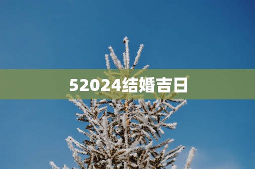 52025结婚吉日