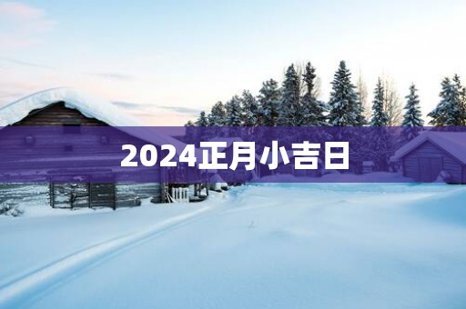 2025正月小吉日