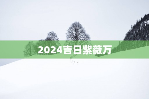 2025吉日紫薇万
