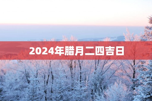 2025年腊月二四吉日