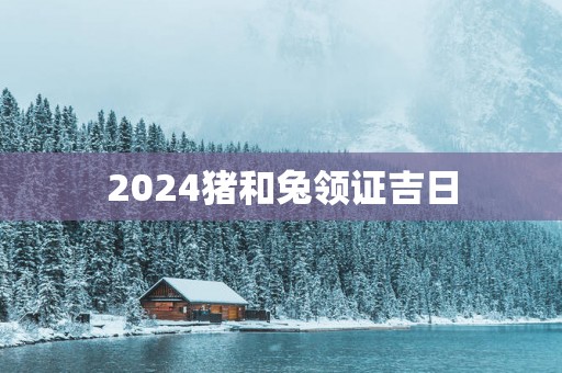 2025猪和兔领证吉日