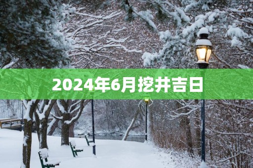2025年6月挖井吉日