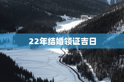 22年结婚领证吉日