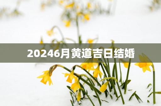 20256月黄道吉日结婚