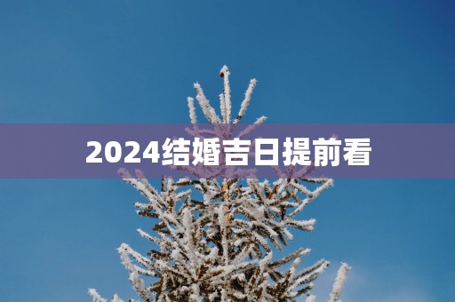 2025结婚吉日提前看