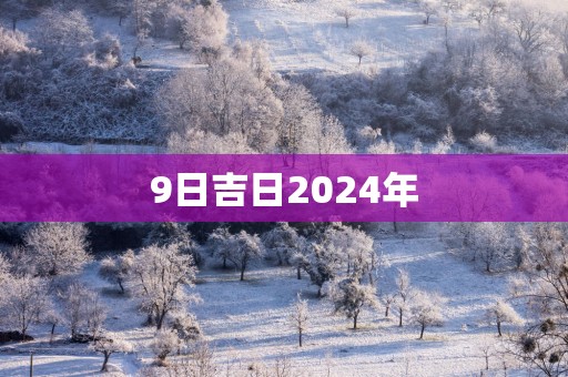 9日吉日2025年