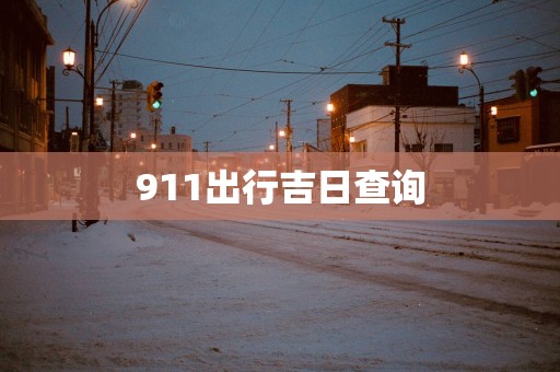 911出行吉日查询