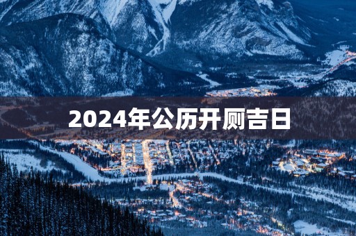 2025年公历开厕吉日