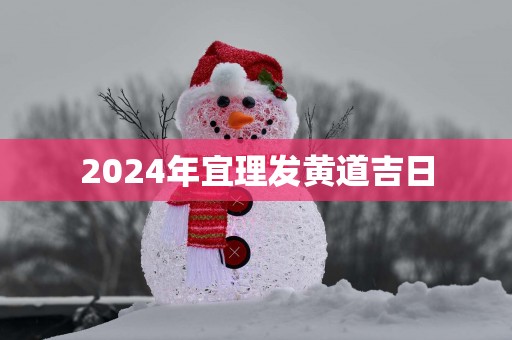 2025年宜理发黄道吉日