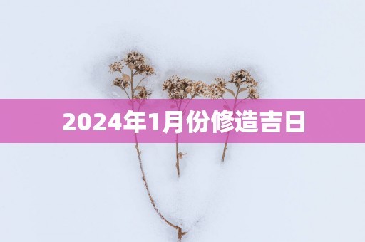 2025年1月份修造吉日