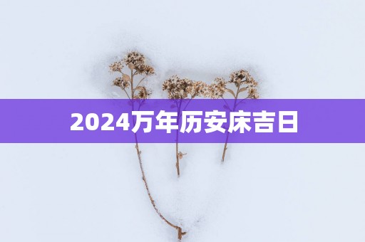 2025万年历安床吉日