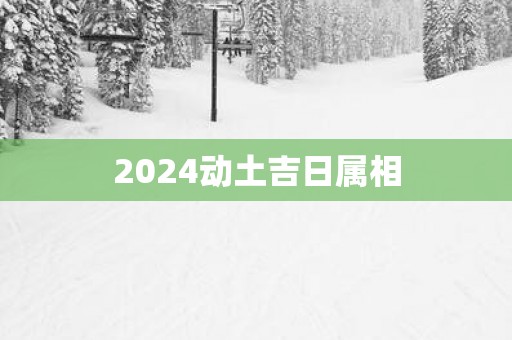 2025动土吉日属相