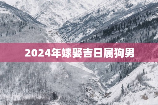 2025年嫁娶吉日属狗男