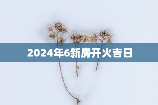 2025年6新房开火吉日