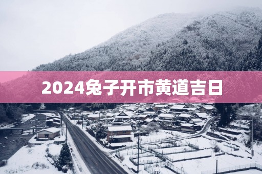 2025兔子开市黄道吉日