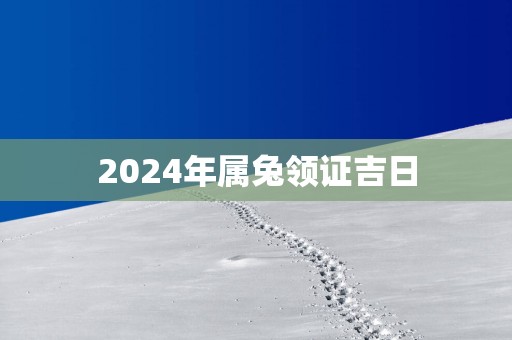 2025年属兔领证吉日