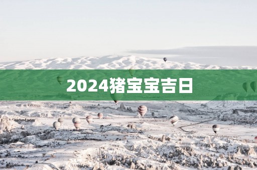 2025猪宝宝吉日