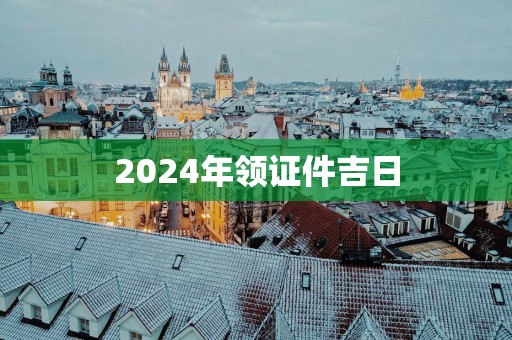 2025年领证件吉日