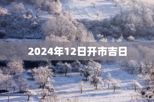 2025年12日开市吉日