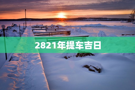 2821年提车吉日
