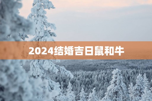 2025结婚吉日鼠和牛