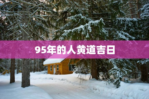 95年的人黄道吉日