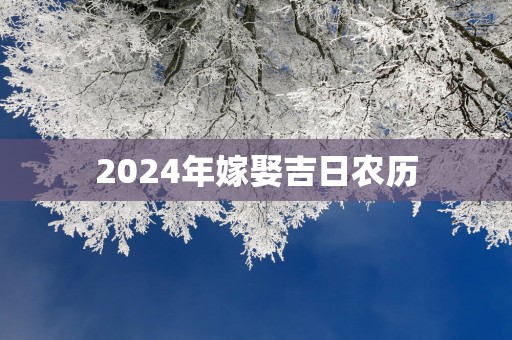 2025年嫁娶吉日农历