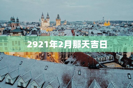 2921年2月那天吉日