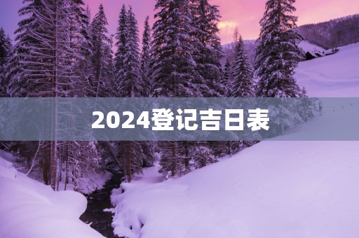 2025登记吉日表
