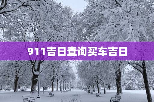 911吉日查询买车吉日