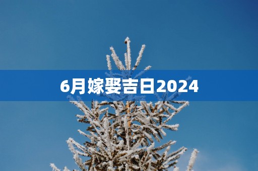 6月嫁娶吉日2025