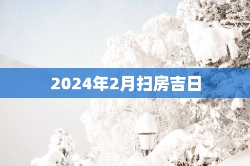 2025年2月扫房吉日