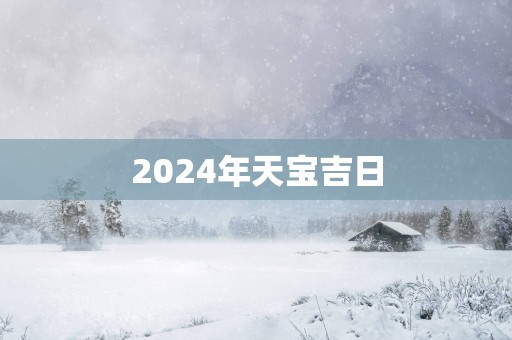 2025年天宝吉日
