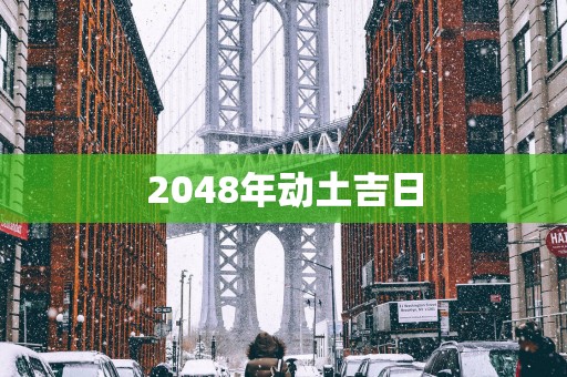 2048年动土吉日