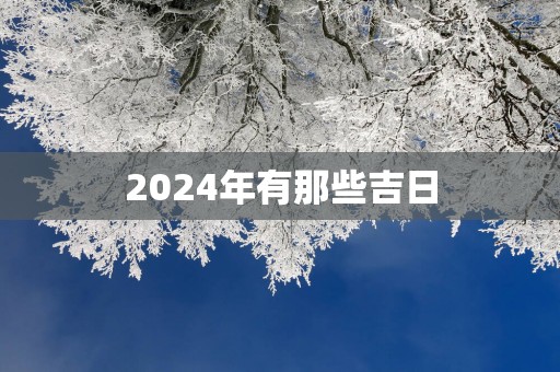 2025年有那些吉日