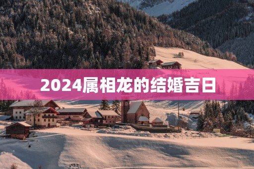 2025属相龙的结婚吉日