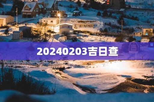 20250203吉日查