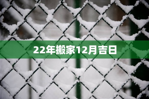 22年搬家12月吉日