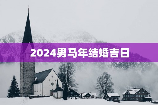 2025男马年结婚吉日