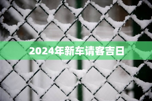 2025年新车请客吉日