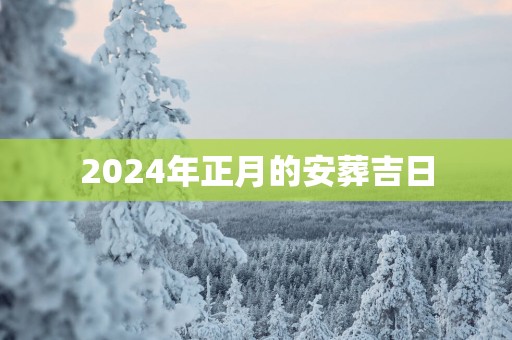 2025年正月的安葬吉日
